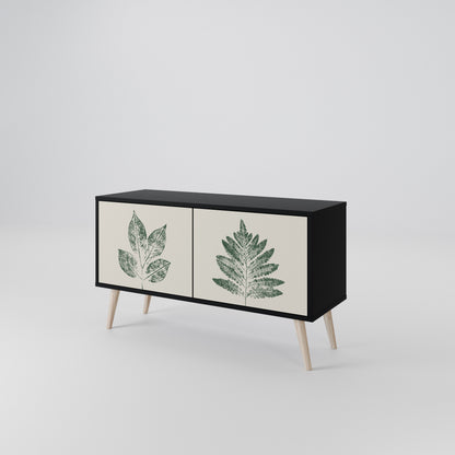 GREEN LEAFY STAMPS Mobile TV Compatto a 2 Ante