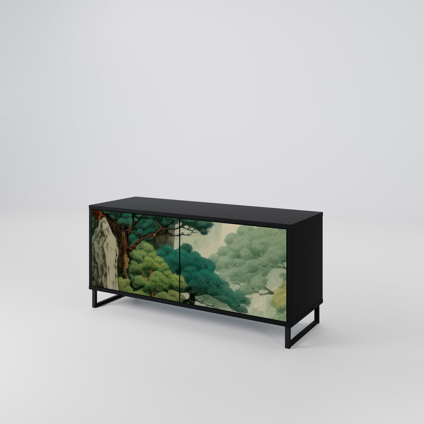 VERDURE ABYSS Mobile TV Compatto a 2 Ante