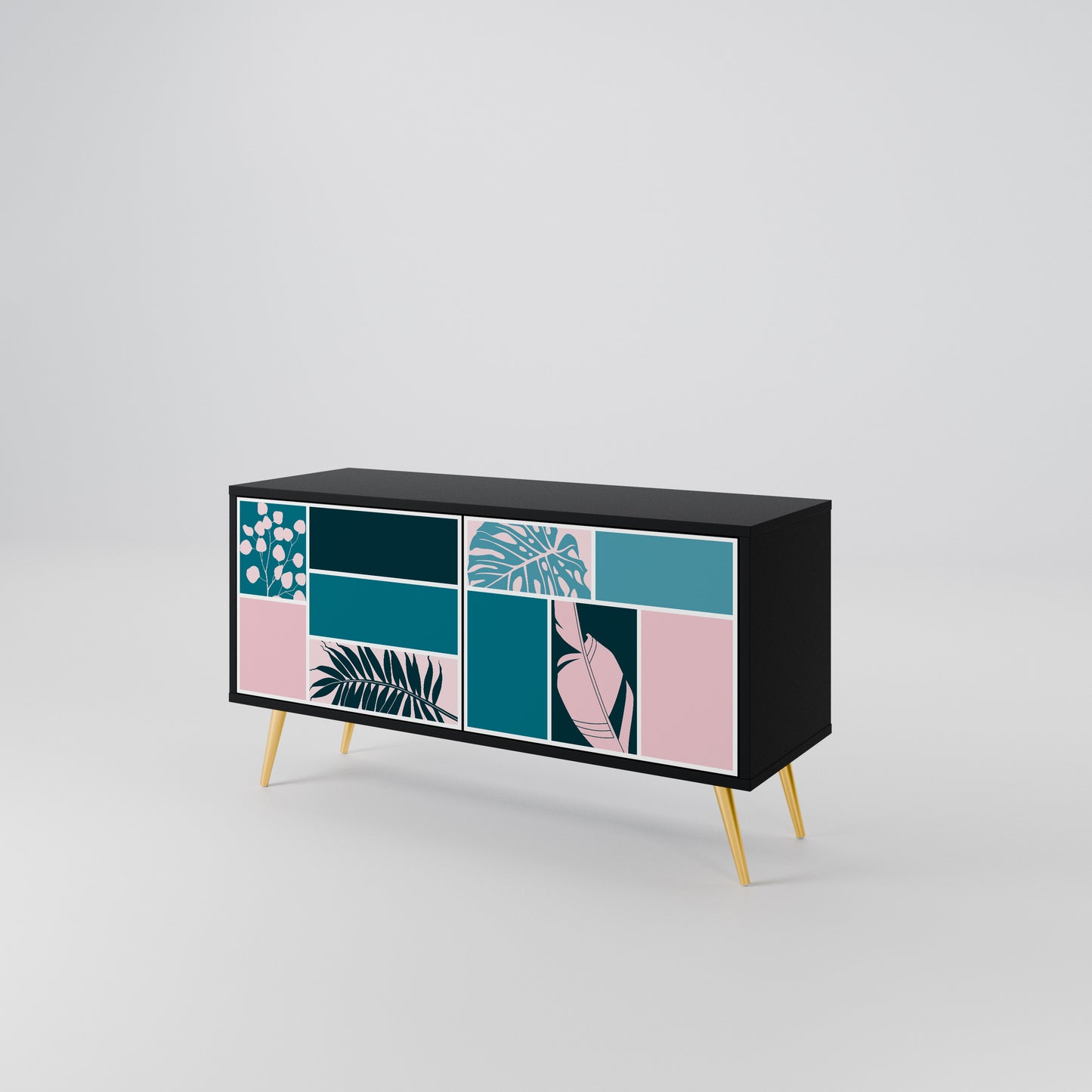 COMBINATION OF SHAPES Mobile TV Compatto a 2 Ante
