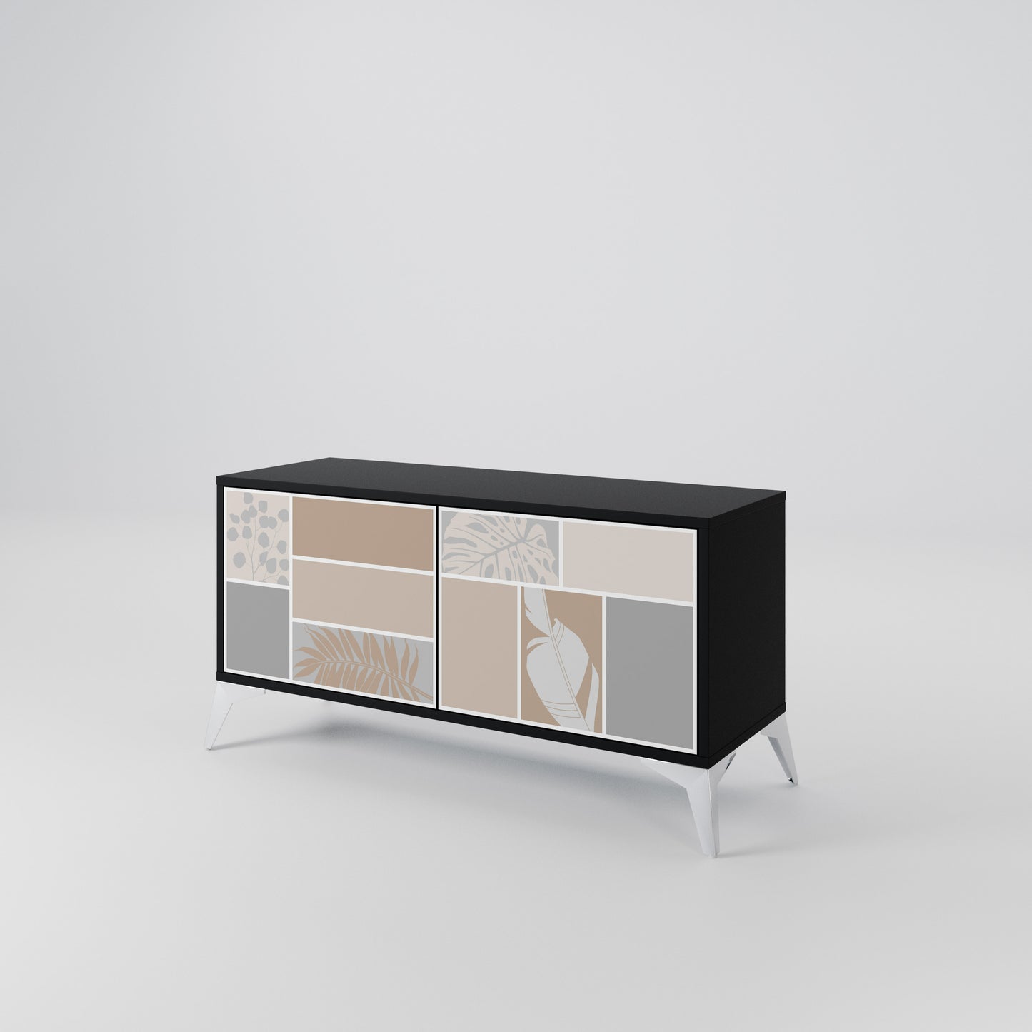TROPICAL SHAPES Mobile TV Compatto a 2 Ante