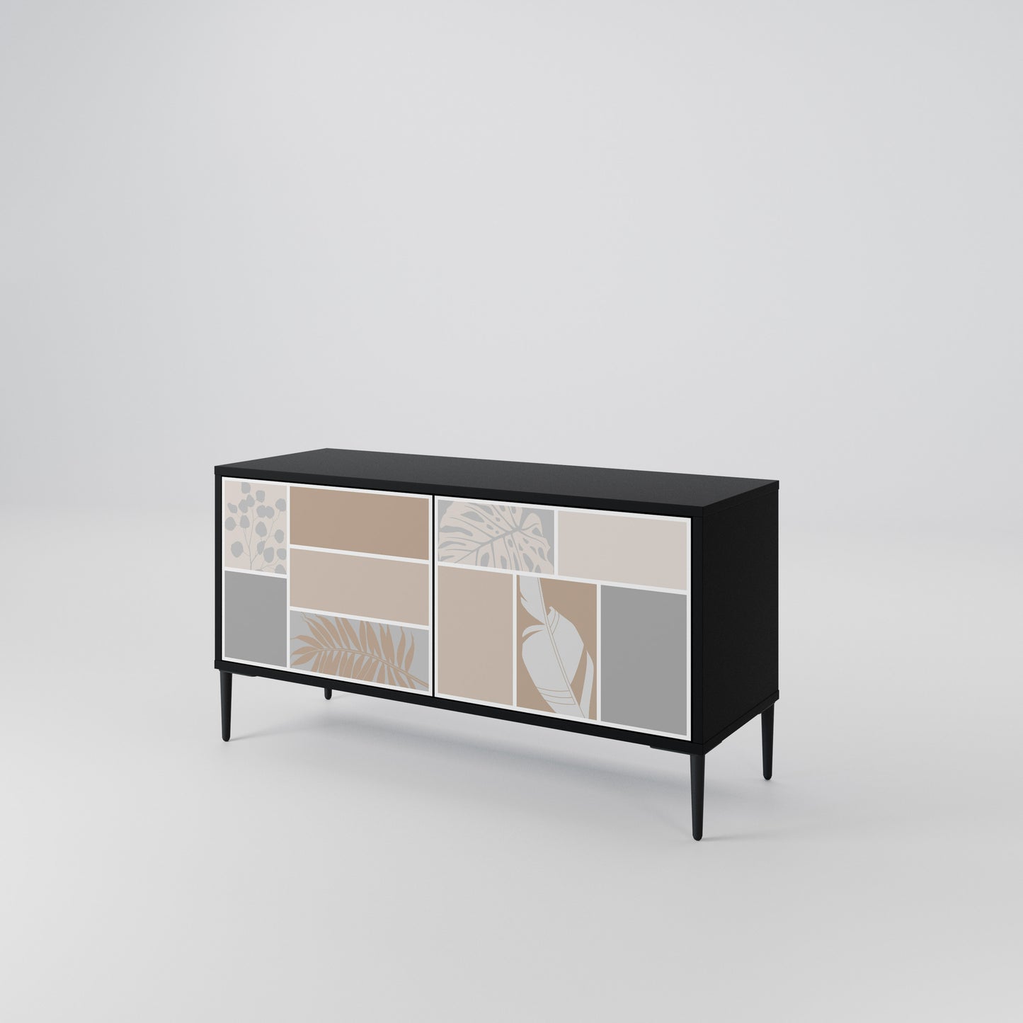 TROPICAL SHAPES Mobile TV Compatto a 2 Ante