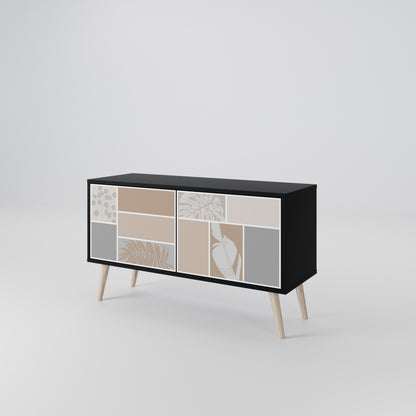 TROPICAL SHAPES Mobile TV Compatto a 2 Ante
