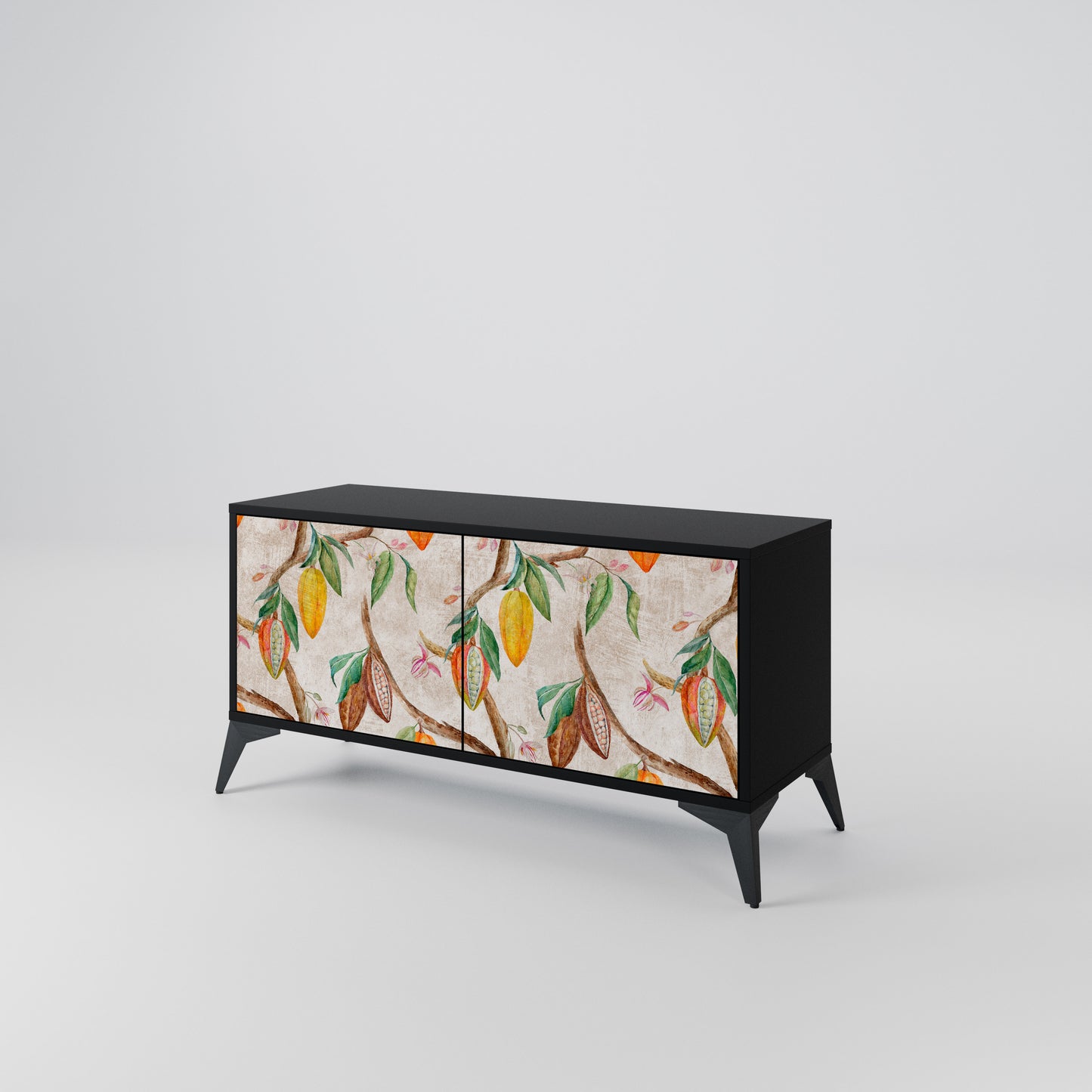 COCOA FRUITS Compact 2-Door TV Cabinet
