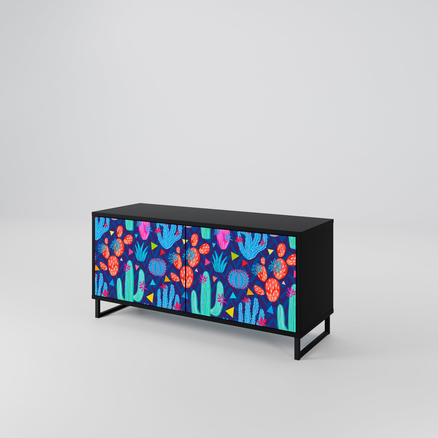 CACTUS VIBES Mobile TV Compatto a 2 Ante