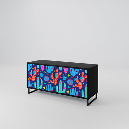 CACTUS VIBES Mobile TV Compatto a 2 Ante