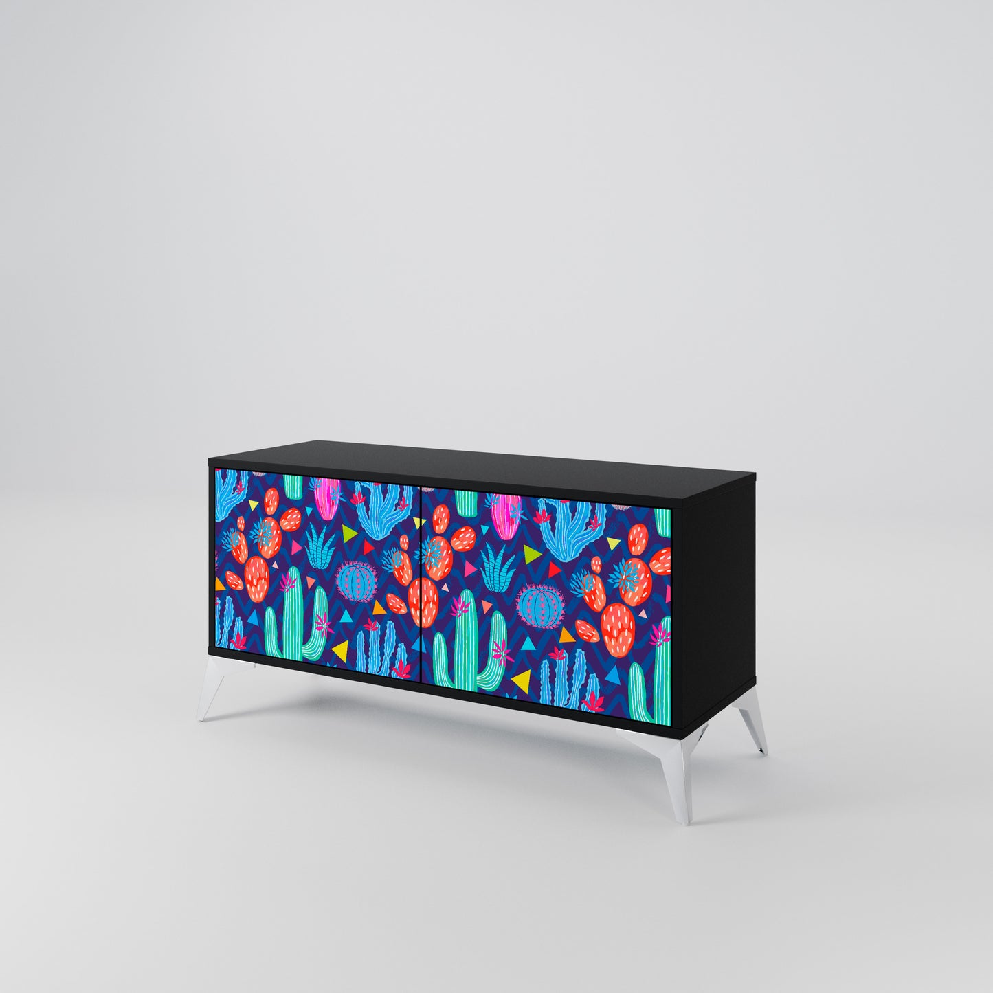 CACTUS VIBES Mobile TV Compatto a 2 Ante