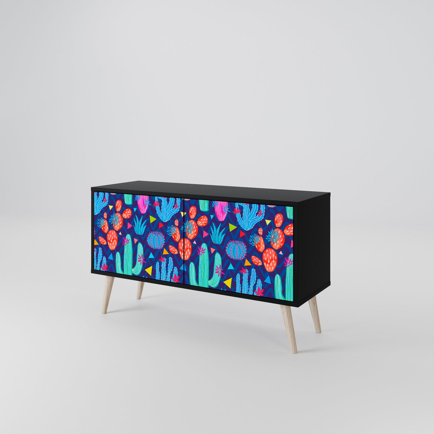 CACTUS VIBES Mobile TV Compatto a 2 Ante