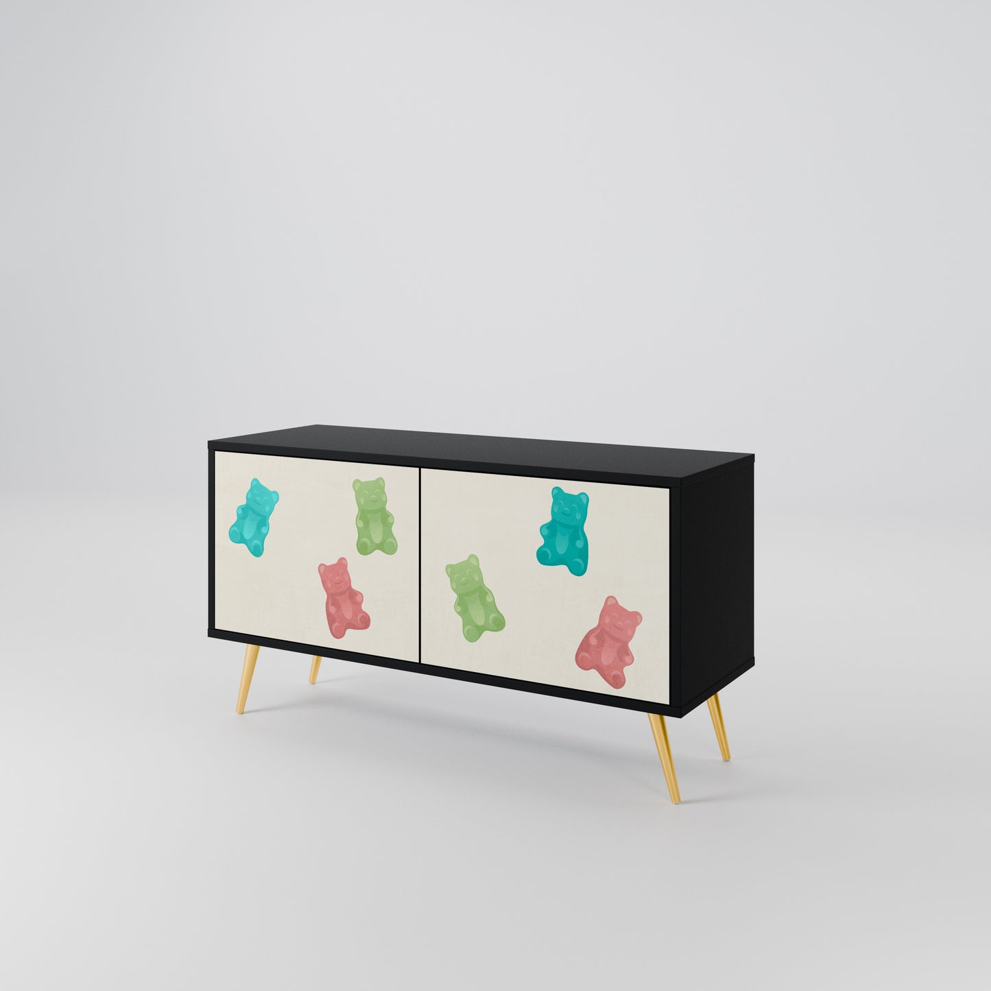 GUMMY BEARS Mobile TV Compatto a 2 Ante