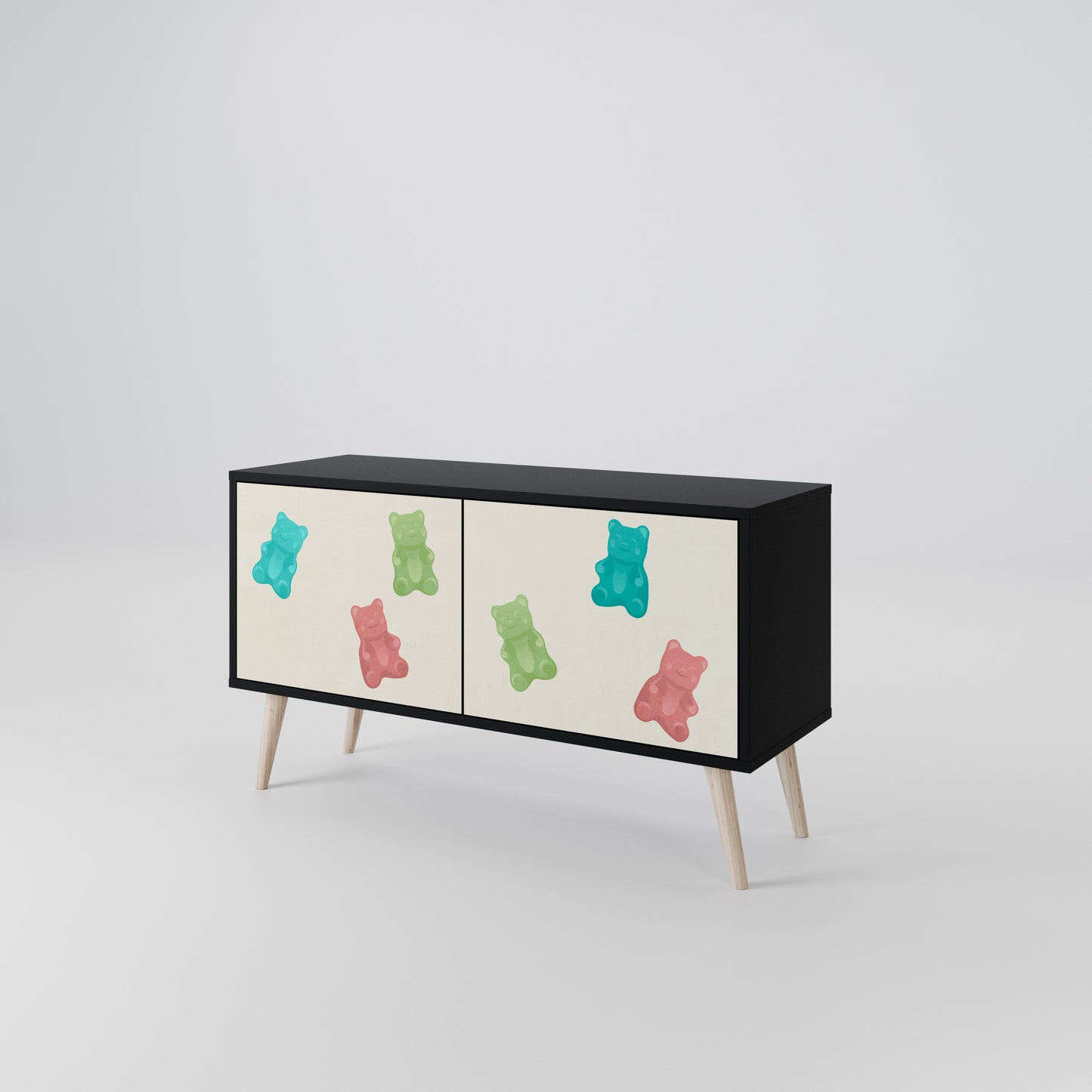 GUMMY BEARS Mobile TV Compatto a 2 Ante