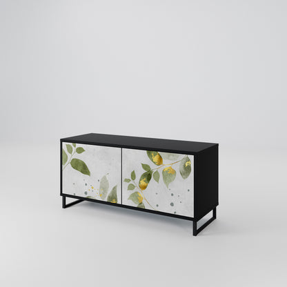 ELEGANT BOTANICS Mobile TV Compatto a 2 Ante