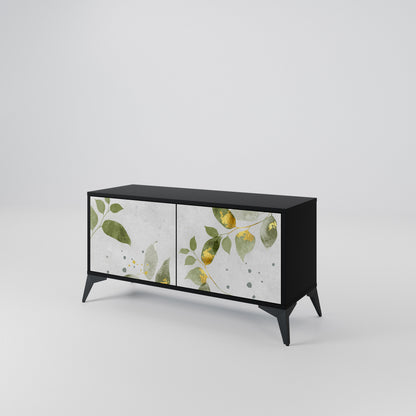 ELEGANT BOTANICS Mobile TV Compatto a 2 Ante