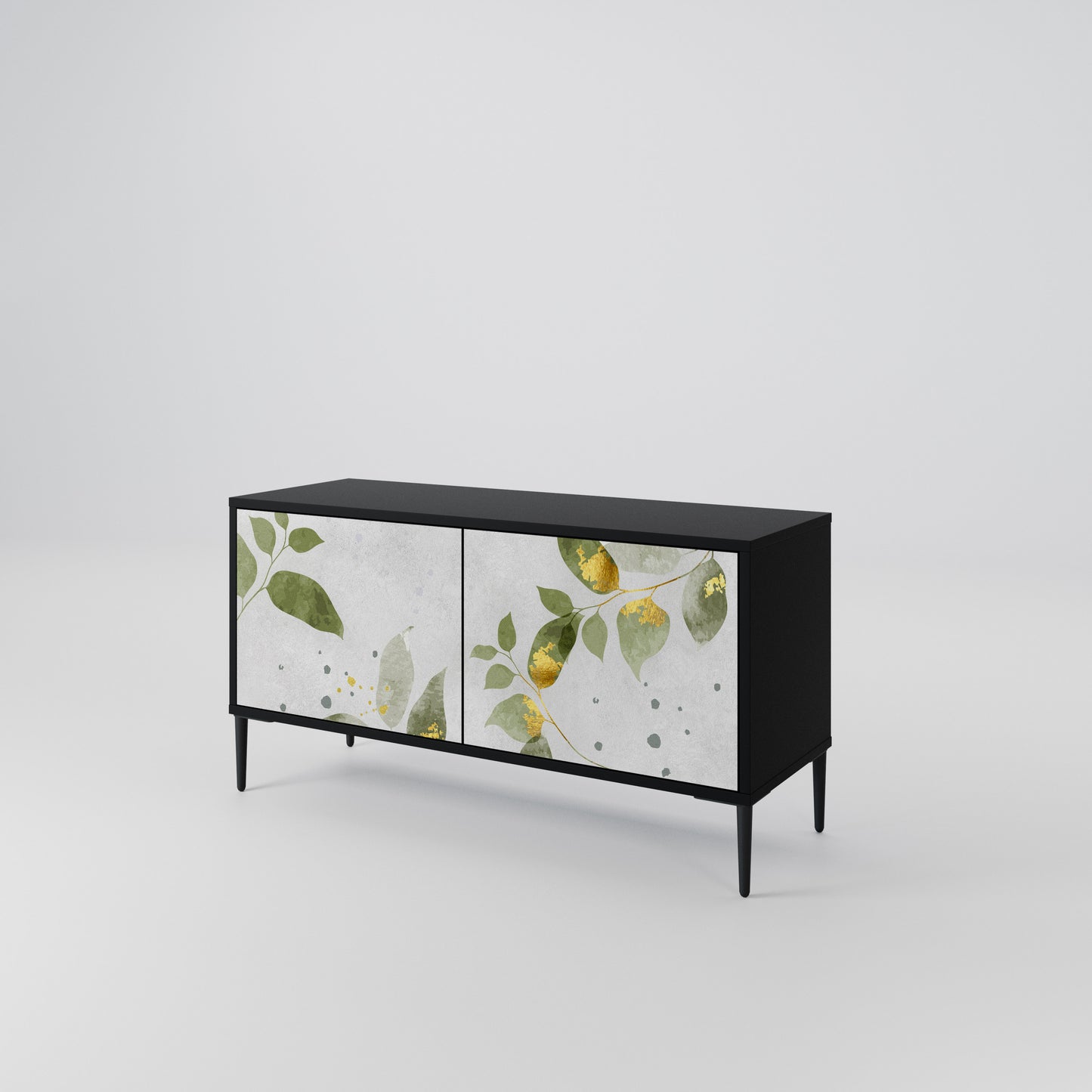 ELEGANT BOTANICS Mobile TV Compatto a 2 Ante