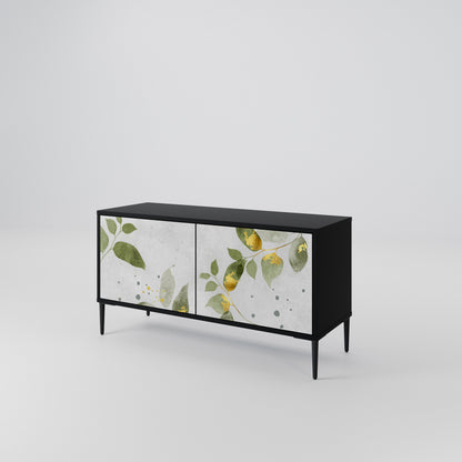 ELEGANT BOTANICS Mobile TV Compatto a 2 Ante