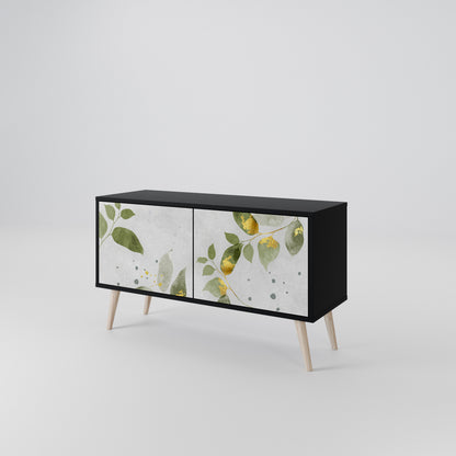 ELEGANT BOTANICS Mobile TV Compatto a 2 Ante