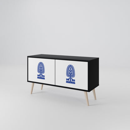 POLISH FOLK ART Mobile TV Compatto a 2 Ante