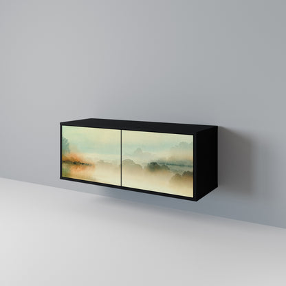MORNING BY THE LAKE Mobile TV Compatto a 2 Ante