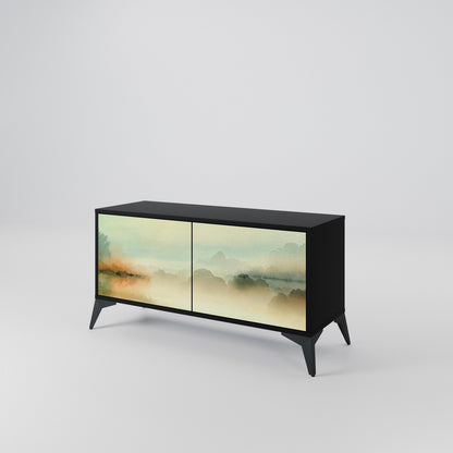 MORNING BY THE LAKE Mobile TV Compatto a 2 Ante