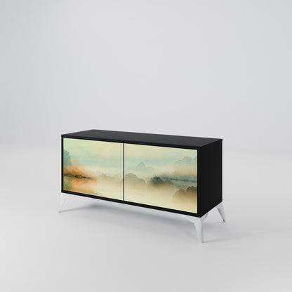 MORNING BY THE LAKE Mobile TV Compatto a 2 Ante