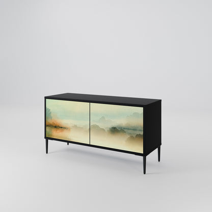 MORNING BY THE LAKE Mobile TV Compatto a 2 Ante