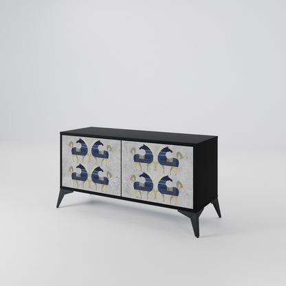 MAJESTIC STEED Mobile TV Compatto a 2 Ante
