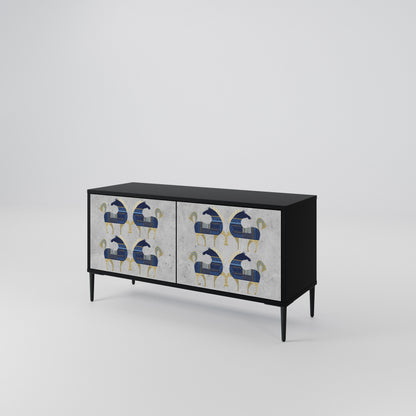 MAJESTIC STEED Mobile TV Compatto a 2 Ante