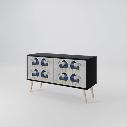 MAJESTIC STEED Mobile TV Compatto a 2 Ante