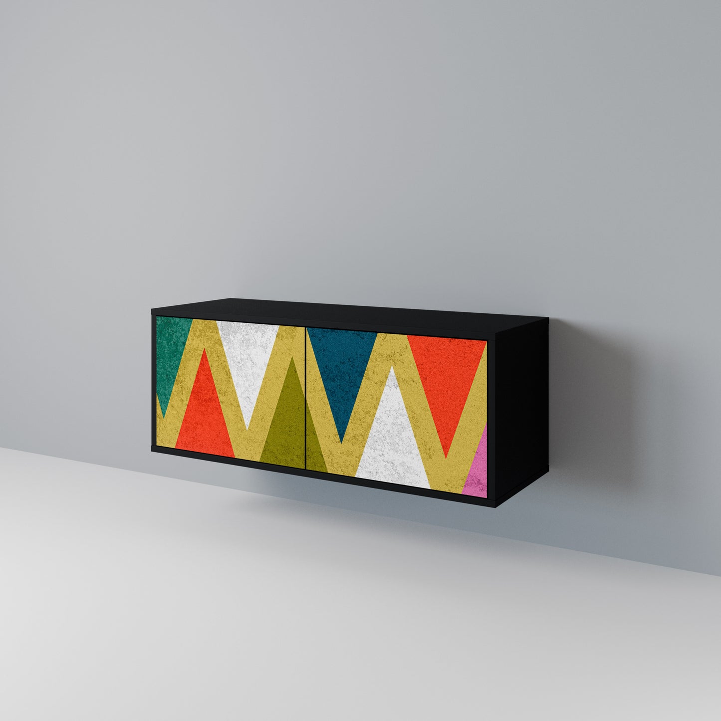 COLORFUL TRIANGLES Mobile TV Compatto a 2 Ante