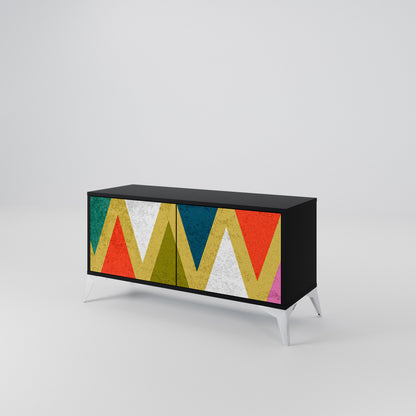 COLORFUL TRIANGLES Mobile TV Compatto a 2 Ante