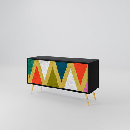 COLORFUL TRIANGLES Mobile TV Compatto a 2 Ante
