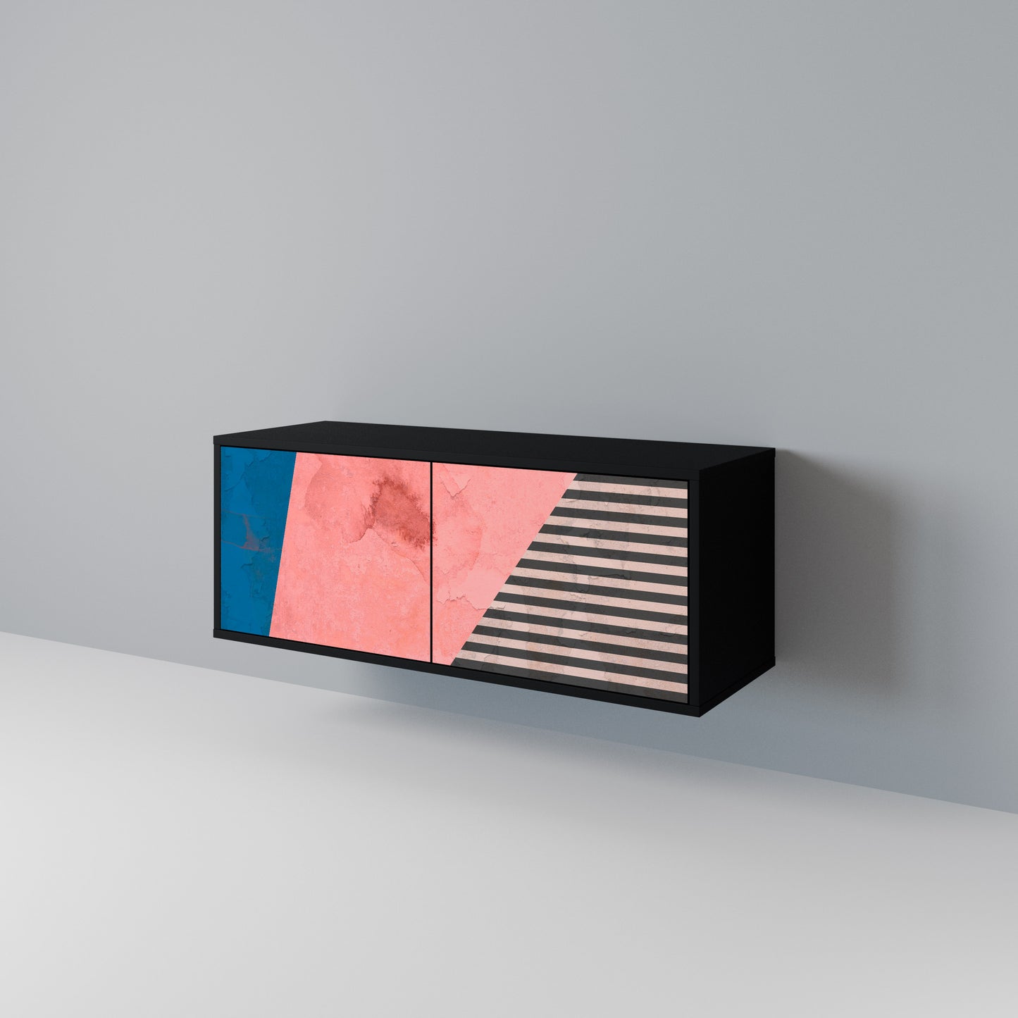GLAMOROUS STRIPE Mobile TV Compatto a 2 Ante