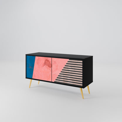 GLAMOROUS STRIPE Mobile TV Compatto a 2 Ante
