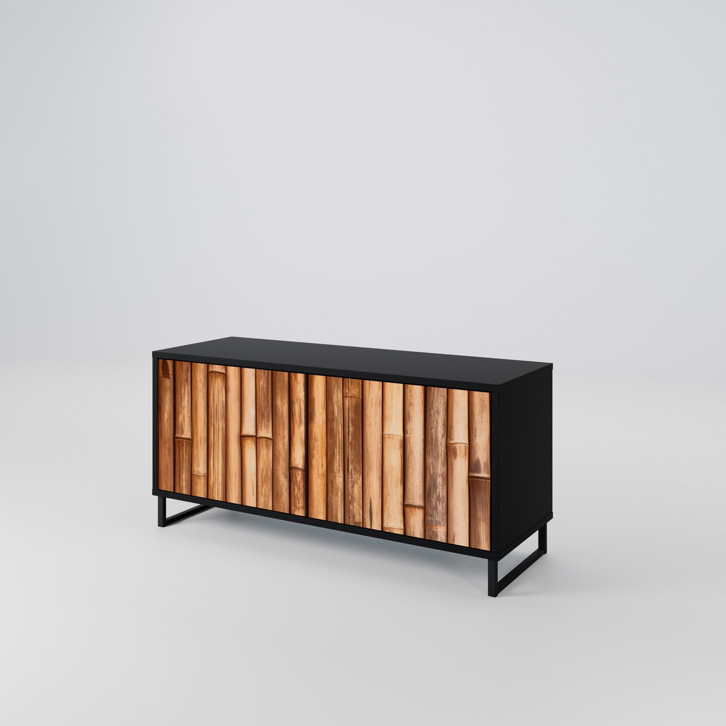 NATURAL WOOD Mobile TV Compatto a 2 Ante