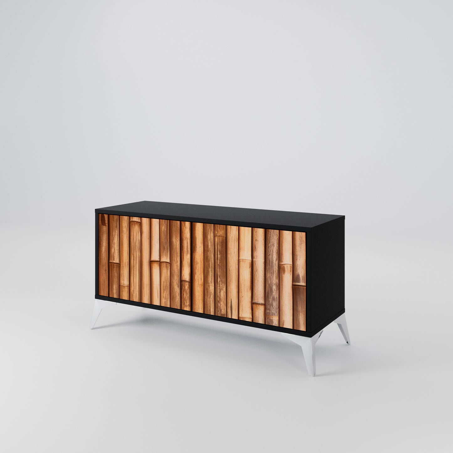 NATURAL WOOD Mobile TV Compatto a 2 Ante