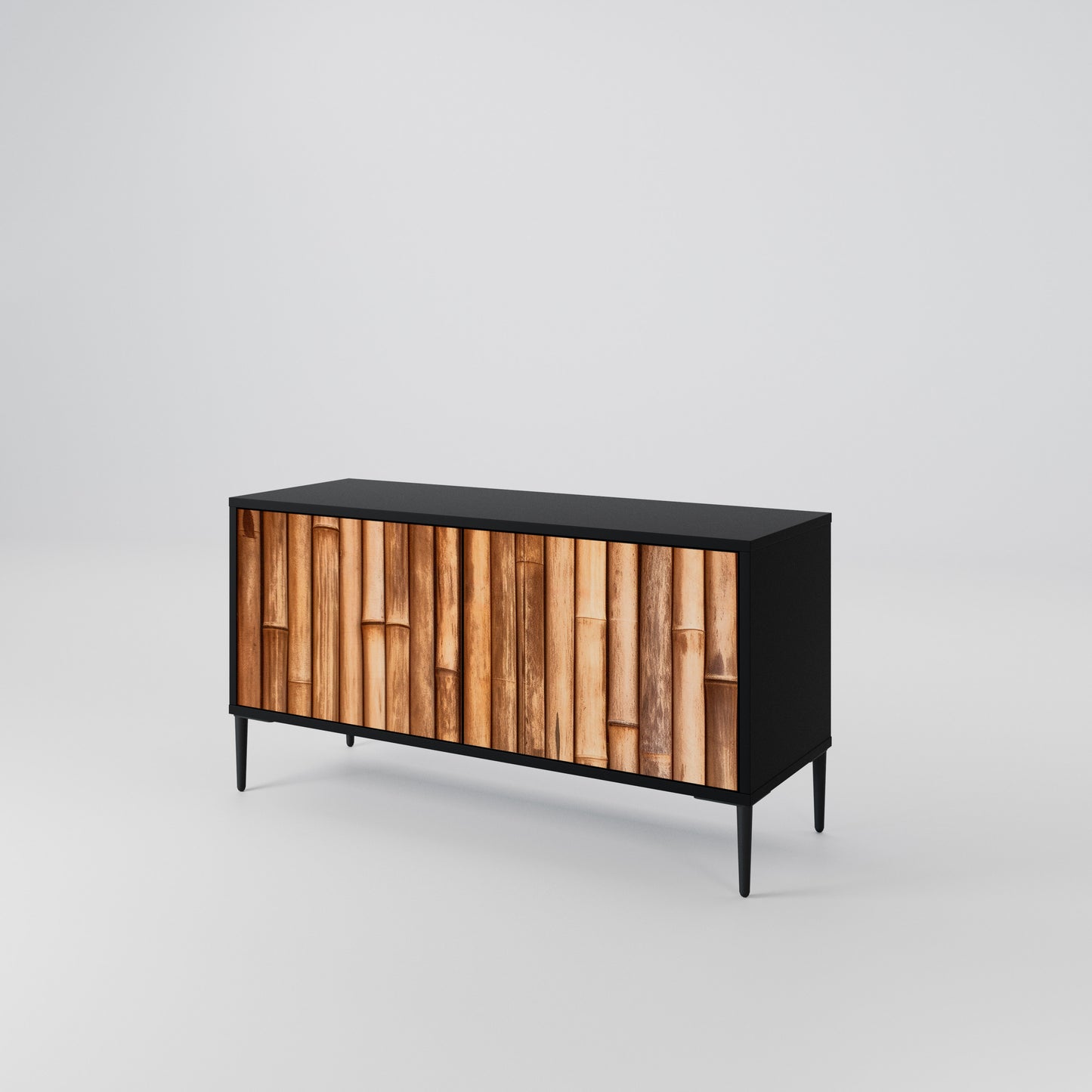 NATURAL WOOD Mobile TV Compatto a 2 Ante
