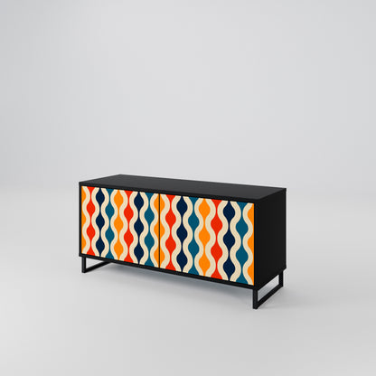 COLORFUL NOSTALGIA Compact 2-Door TV Cabinet