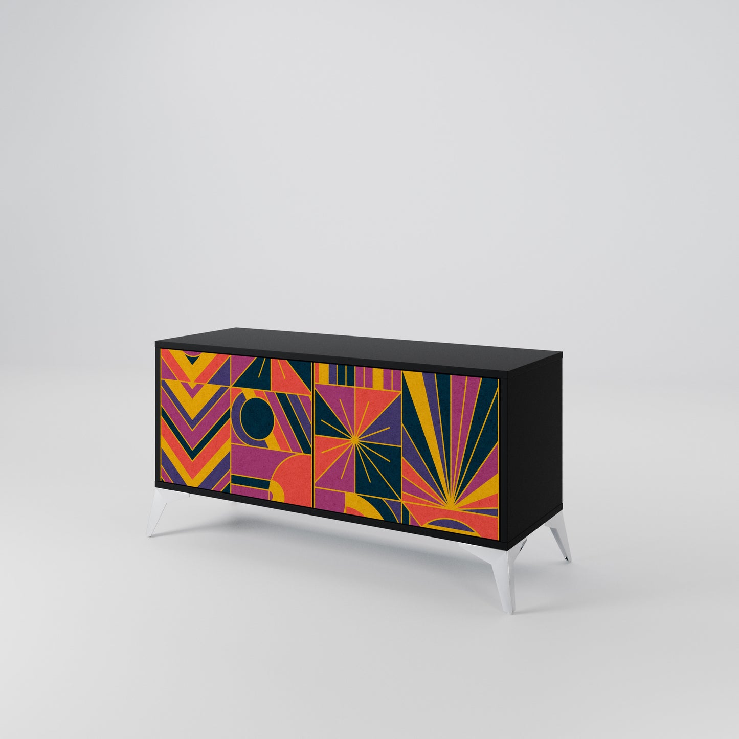 ELECTRIC PATTERNS Mobile TV Compatto a 2 Ante