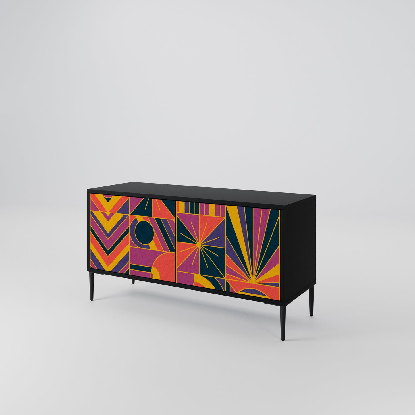 ELECTRIC PATTERNS Mobile TV Compatto a 2 Ante
