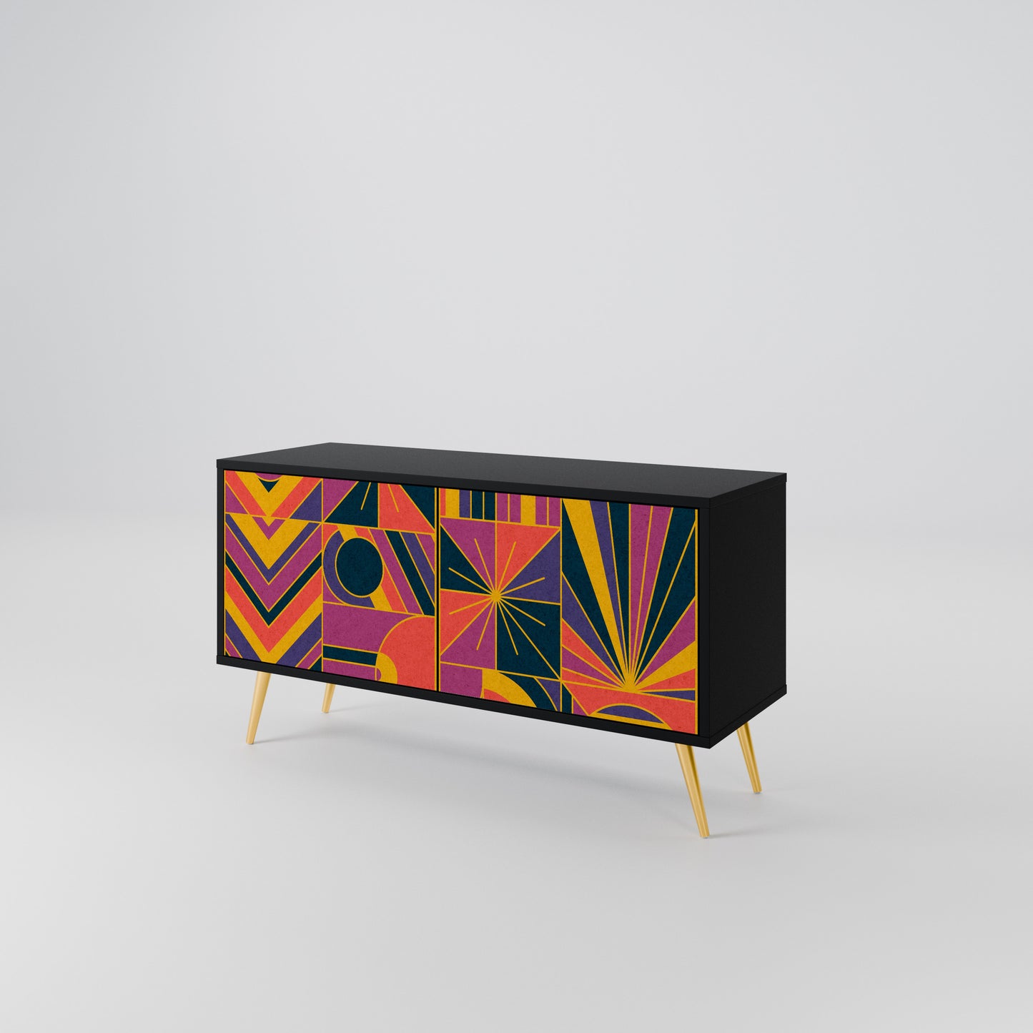 ELECTRIC PATTERNS Mobile TV Compatto a 2 Ante