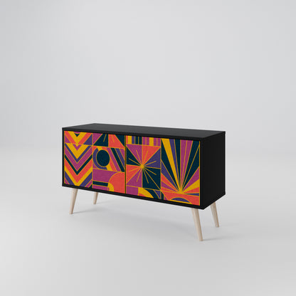 ELECTRIC PATTERNS Mobile TV Compatto a 2 Ante