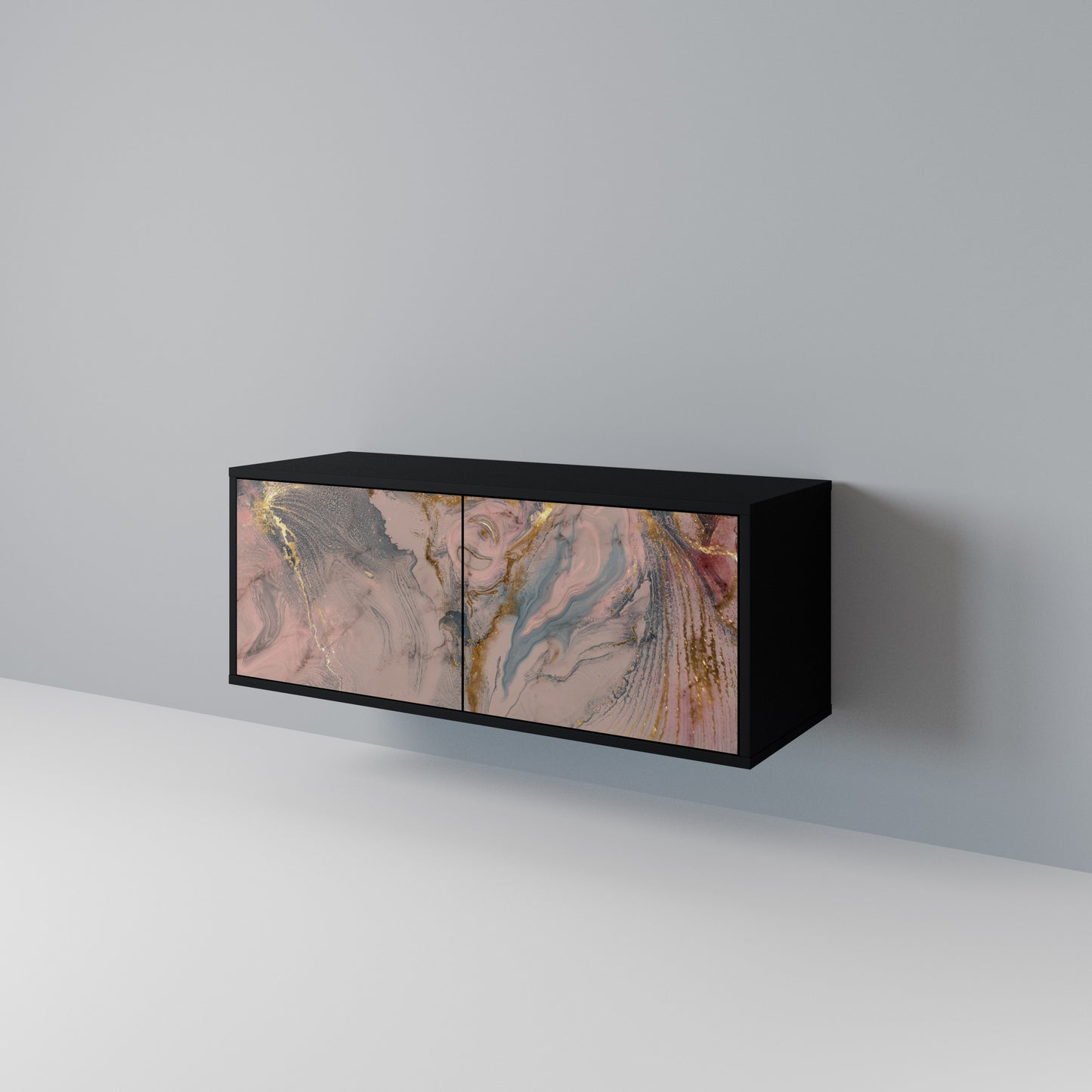 GILDED SWIRLS Mobile TV Compatto a 2 Ante