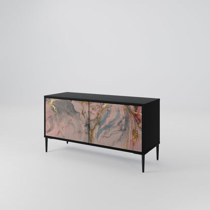 GILDED SWIRLS Mobile TV Compatto a 2 Ante