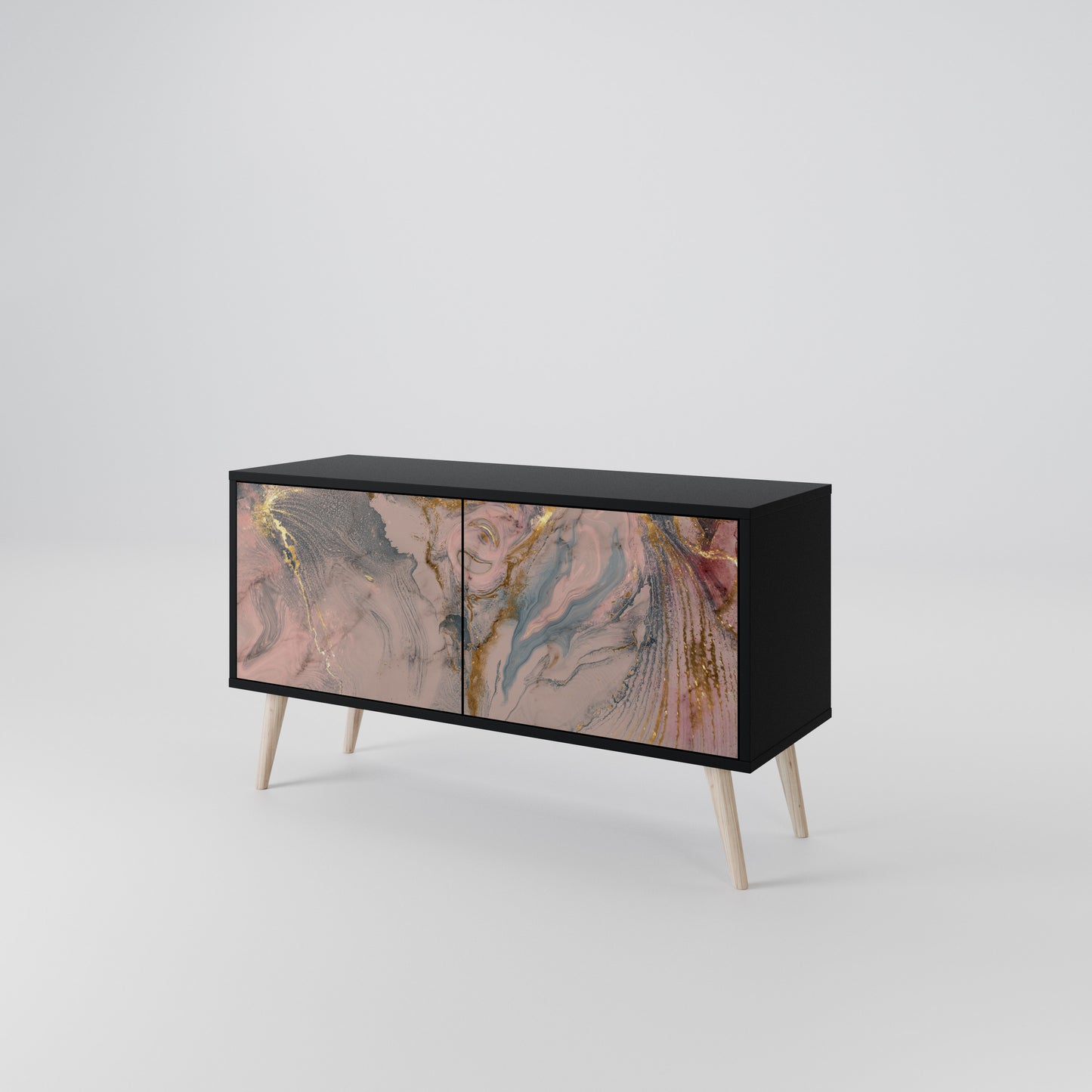 GILDED SWIRLS Mobile TV Compatto a 2 Ante