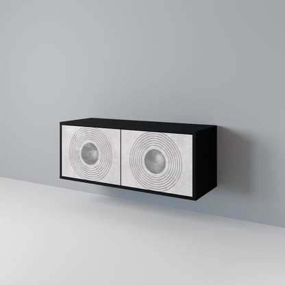 SOLID CIRCLES Mobile TV Compatto a 2 Ante