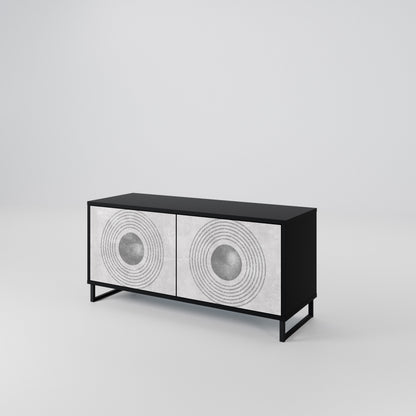 SOLID CIRCLES Mobile TV Compatto a 2 Ante