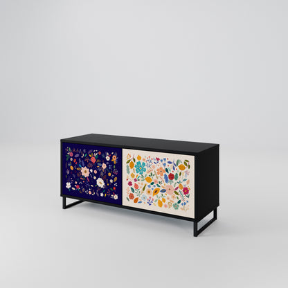 FLORAL COMBINATION Mobile TV Compatto a 2 Ante