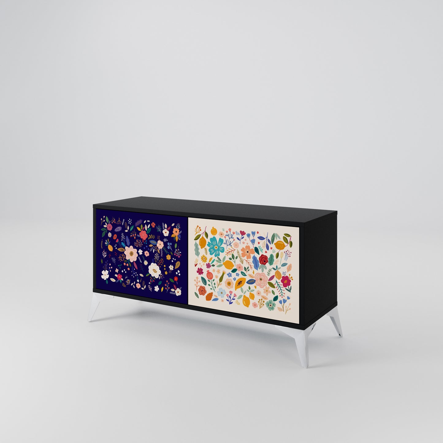 FLORAL COMBINATION Mobile TV Compatto a 2 Ante