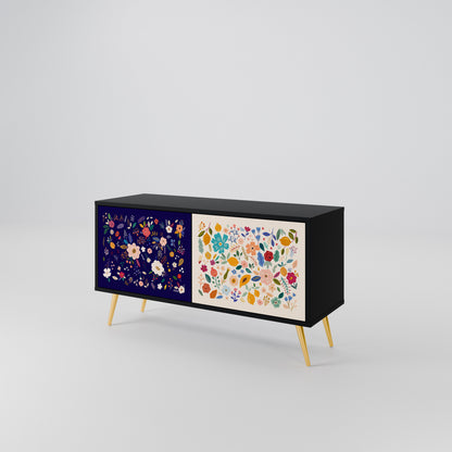 FLORAL COMBINATION Mobile TV Compatto a 2 Ante