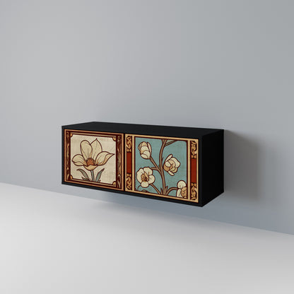 TIMELESS FLORA Mobile TV Compatto a 2 Ante