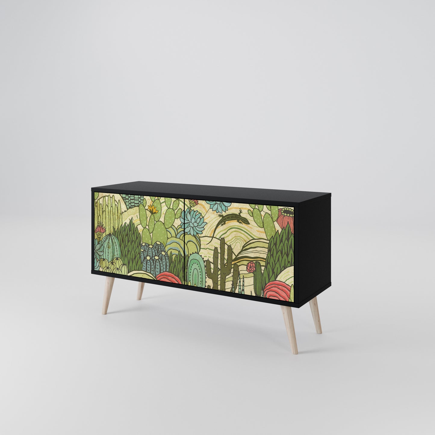 SUCCULENTS KALEIDOSCOPE Mobile TV Compatto a 2 Ante