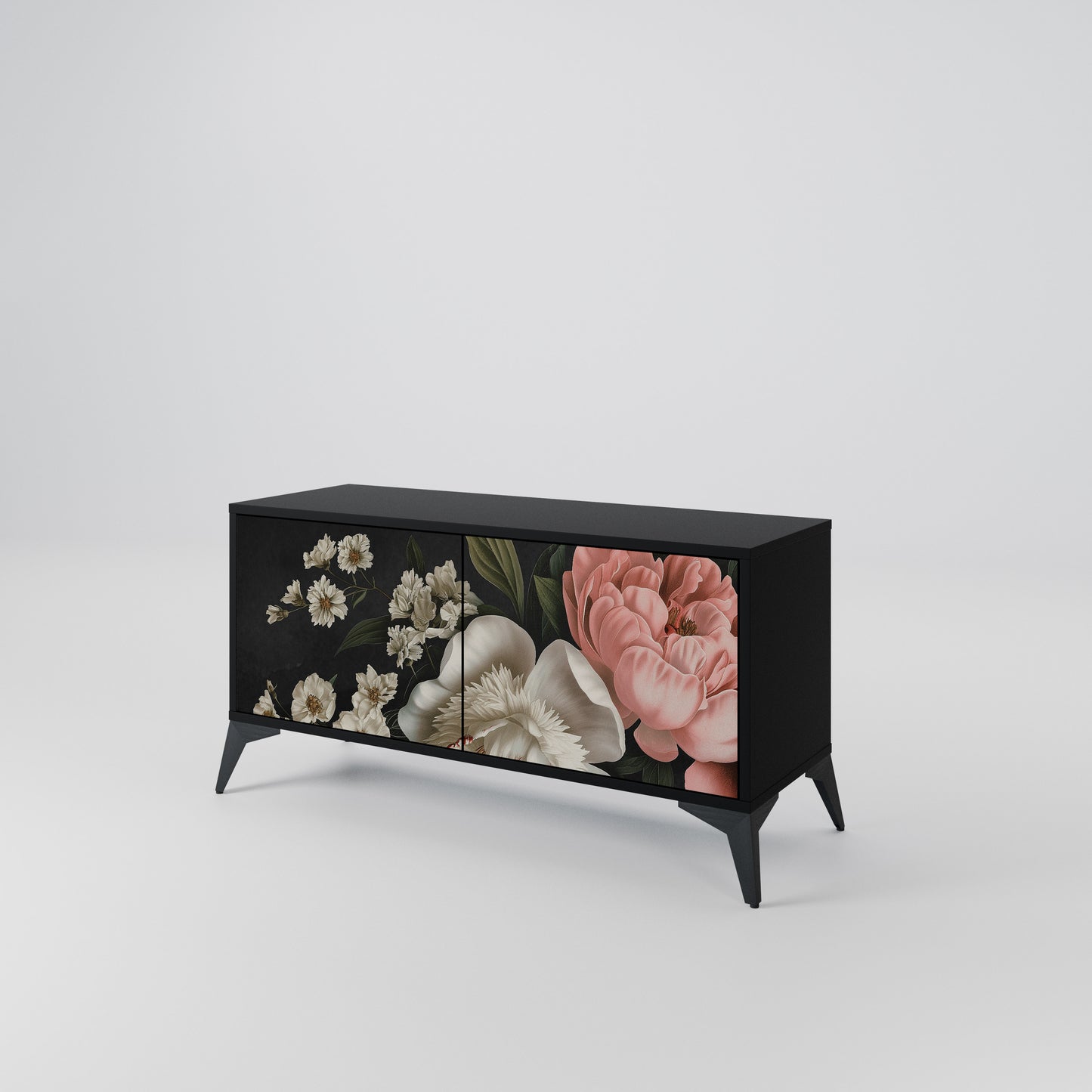 LUSH ELEGANCE Compact 2-Door TV Cabinet